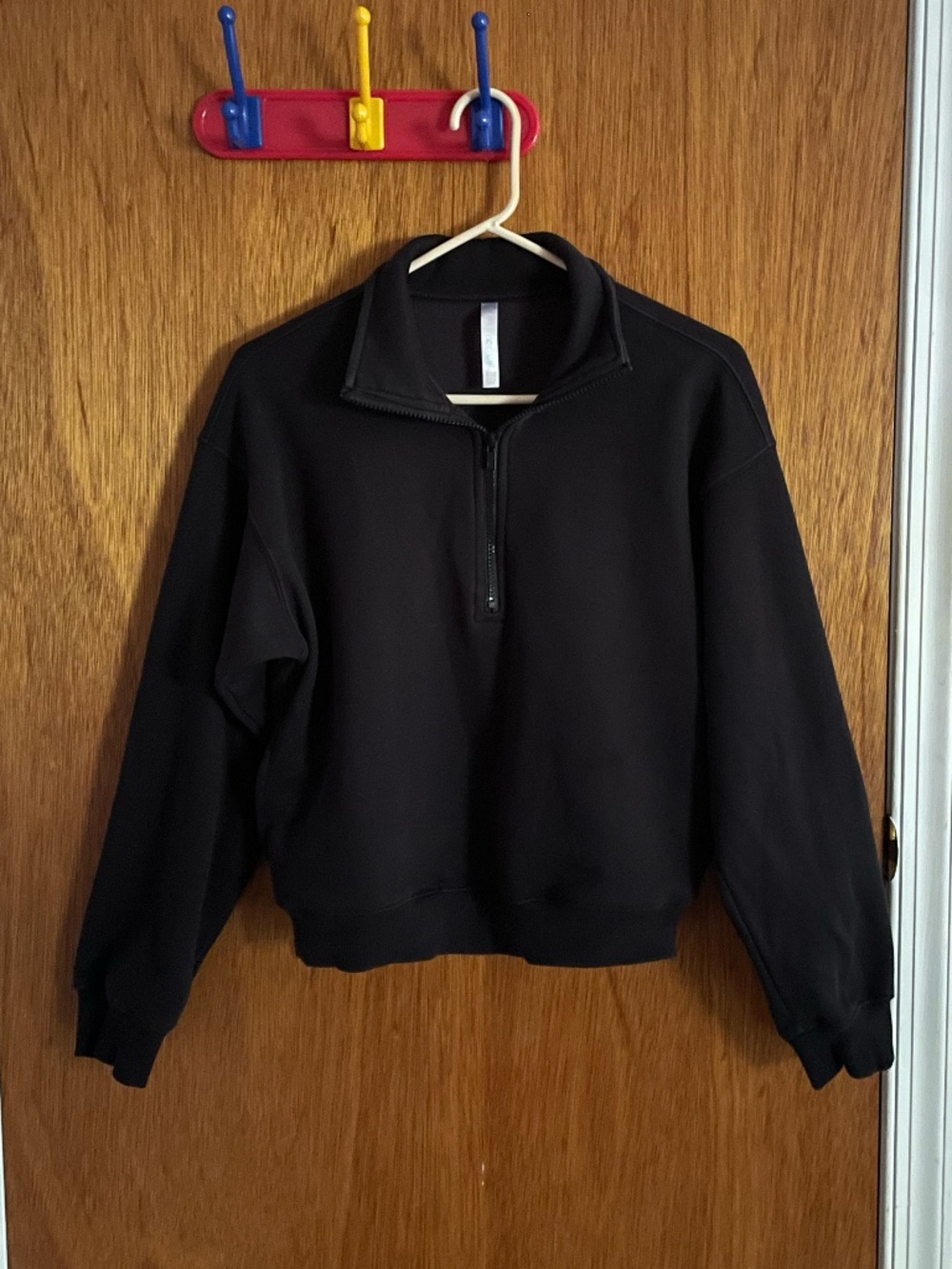 Fabletics cropped quarter zip sweatshirt